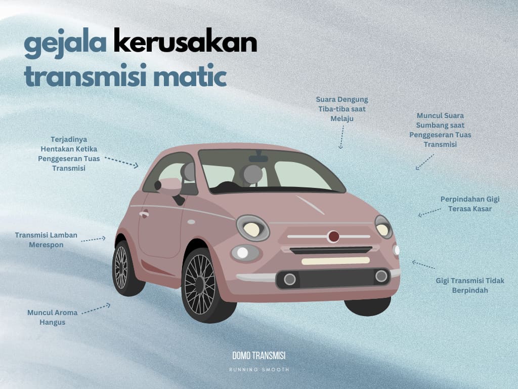 7 Gejala Kerusakan Transmisi Matic, Pemilik Wajib Tahu! 1 gejala kerusakan transmisi matic