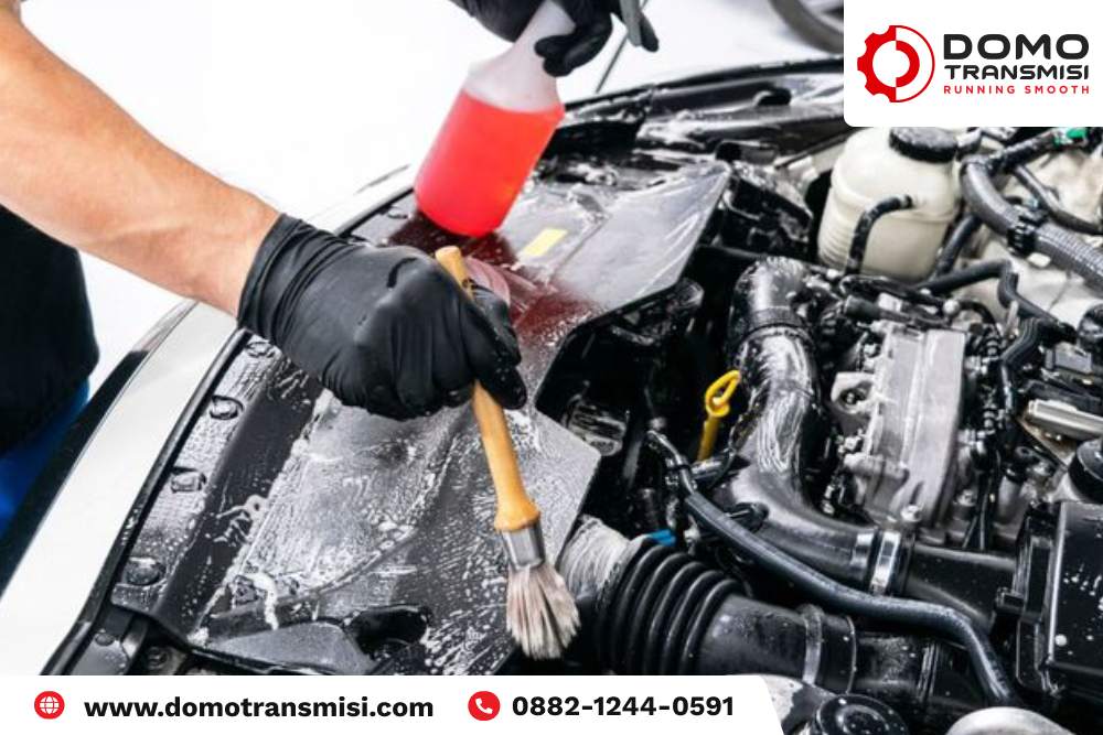 Cuci Komponen Mesin Pakai Air