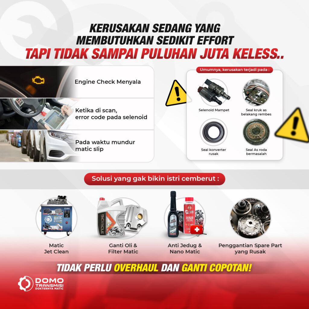 Bengkel Mobil Matic Terdekat Buka Malam di Surabaya: Solusi Tepat di Domo Transmisi 1