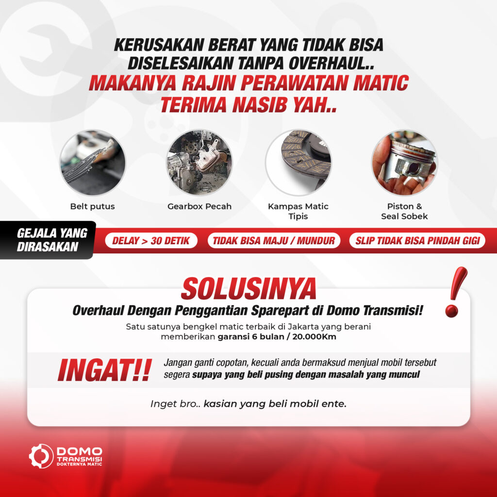Domo Transmisi: Solusi Terbaik dan Terjangkau untuk Transmisi Otomatis di Surabaya 1